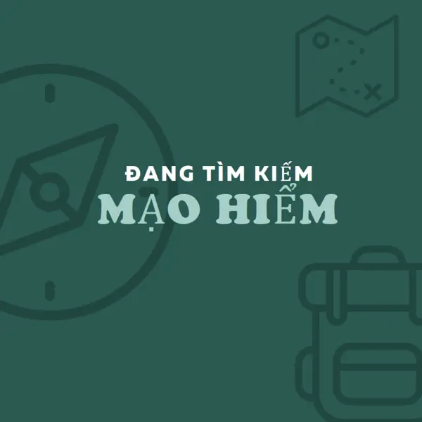 Chúng ta hãy đi lạc green modern-bold