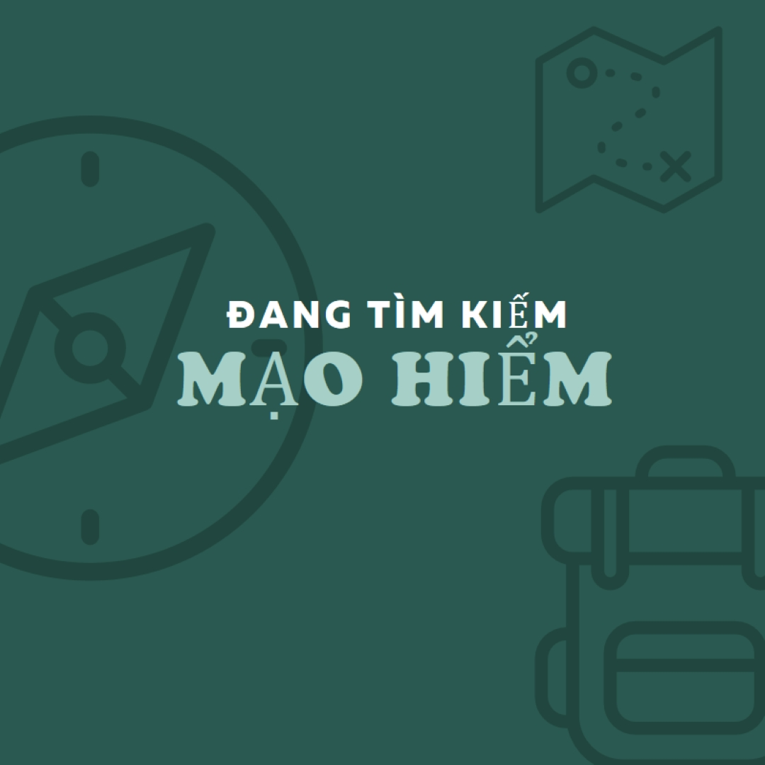 Chúng ta hãy đi lạc green modern-bold