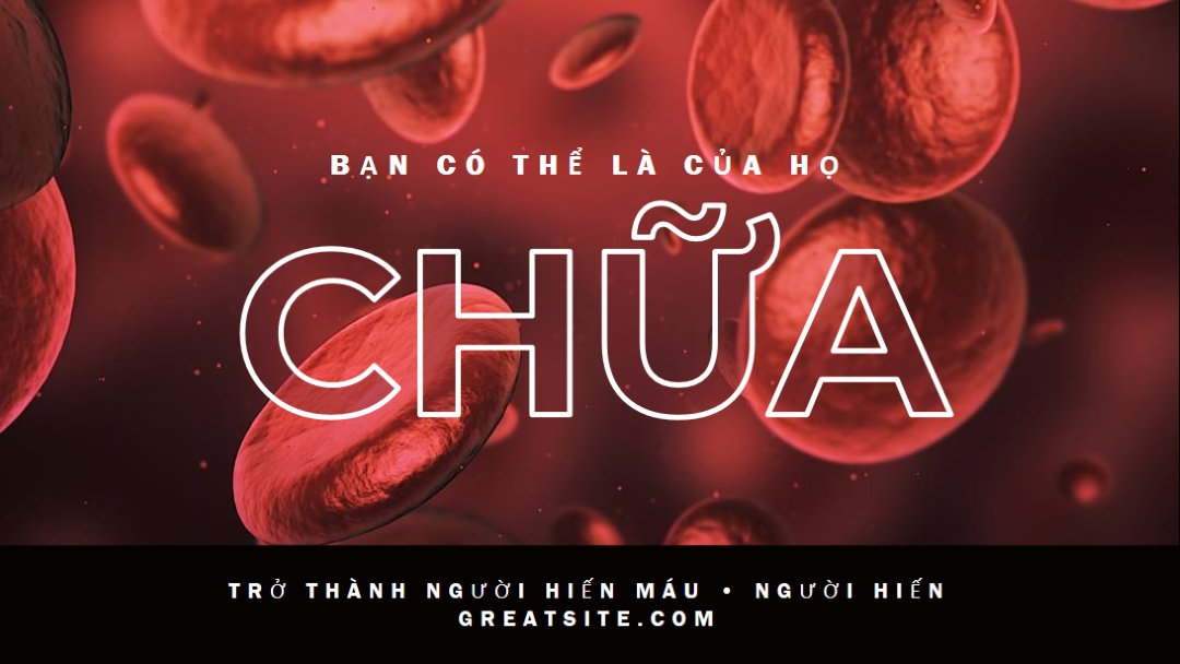 Trở thành người hiến máu red modern-simple