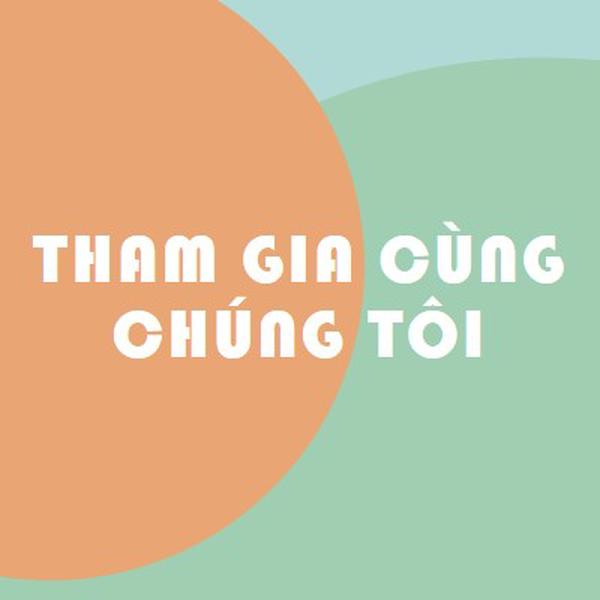 Hãy là khách của chúng tôi green modern-bold