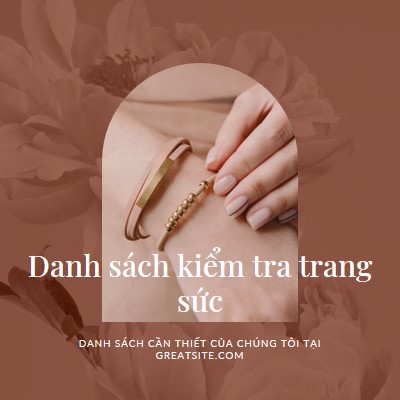 Danh sách kiểm tra trang sức pink organic-boho