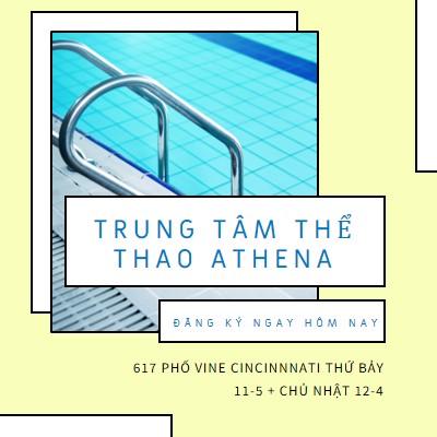 Vòng chiến thắng yellow modern-geometric-&-linear