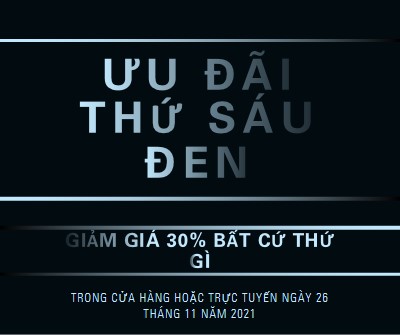 Ưu đãi thứ Sáu Đen black modern-geometric-&-linear