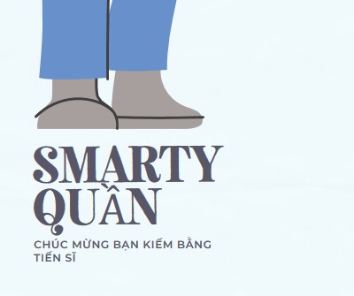 Quần thông minh blue modern-color-block