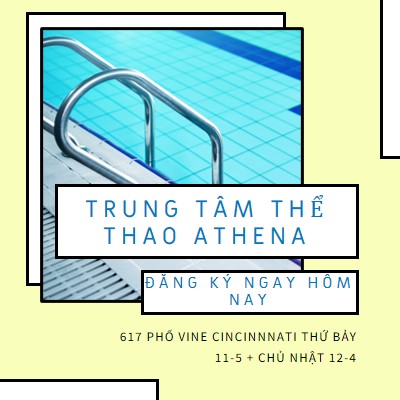 Vòng chiến thắng yellow modern-geometric-&-linear