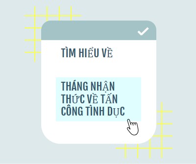 Tìm hiểu về Tháng nhận thức về tấn công tình dục blue vintage-retro