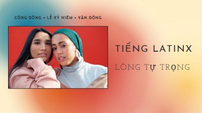 Kỷ niệm cộng đồng Latinh red modern-bold