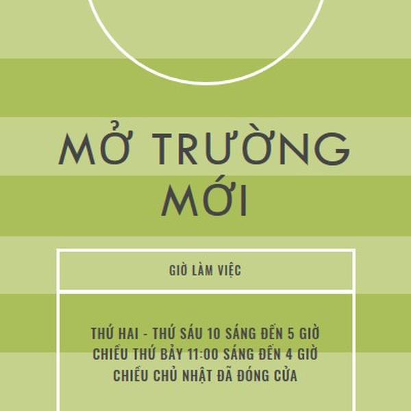 Mục tiêu trường green modern-geometric-&-linear