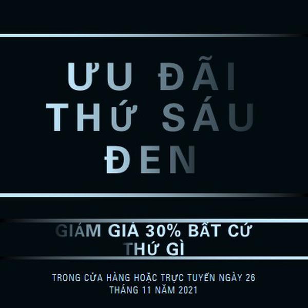 Ưu đãi thứ Sáu Đen black modern-geometric-&-linear