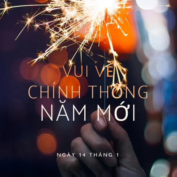 Chúc mừng Năm mới Chính thống giáo black modern-simple