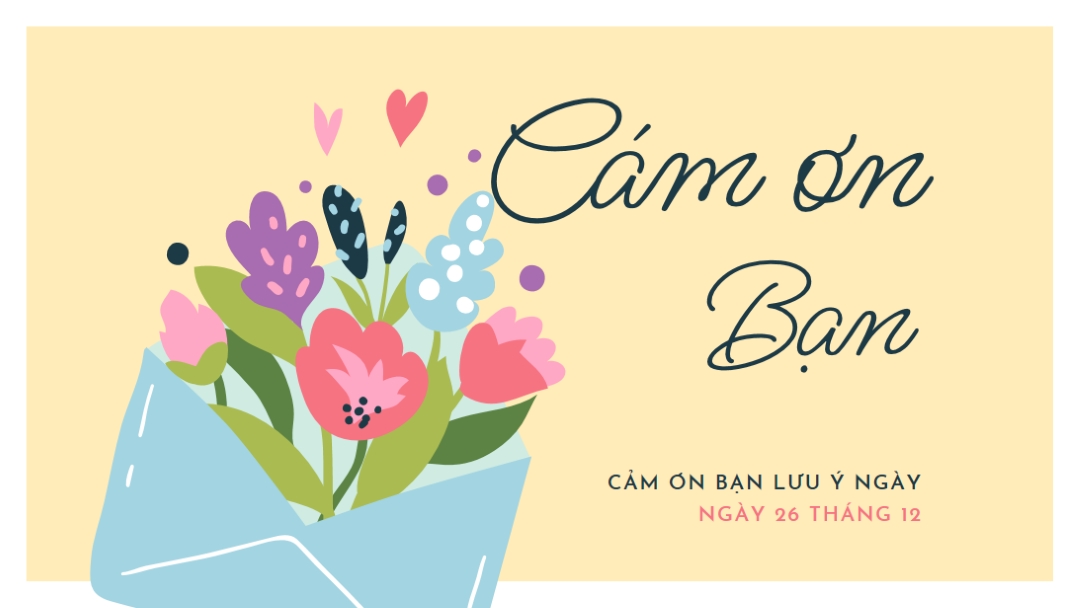 Không cần tem yellow whimsical-color-block