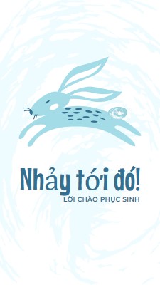 Hãy nhảy đến đó blue whimsical-color-block