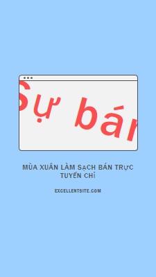 Bán cửa sổ bật lên blue modern-simple