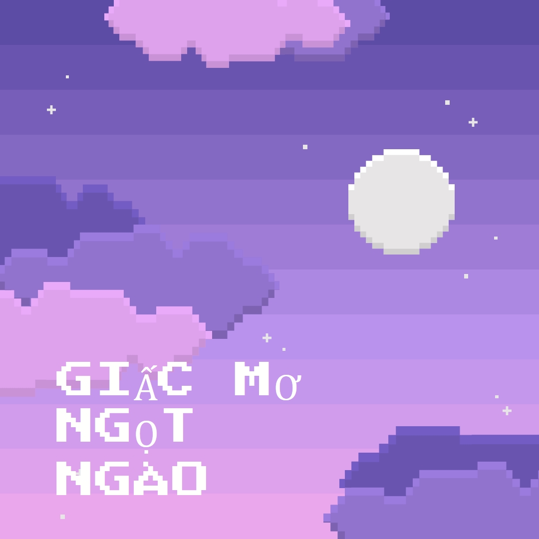 Chúc bạn ngủ ngon purple digital,pixel,night,vintage,fun,computer