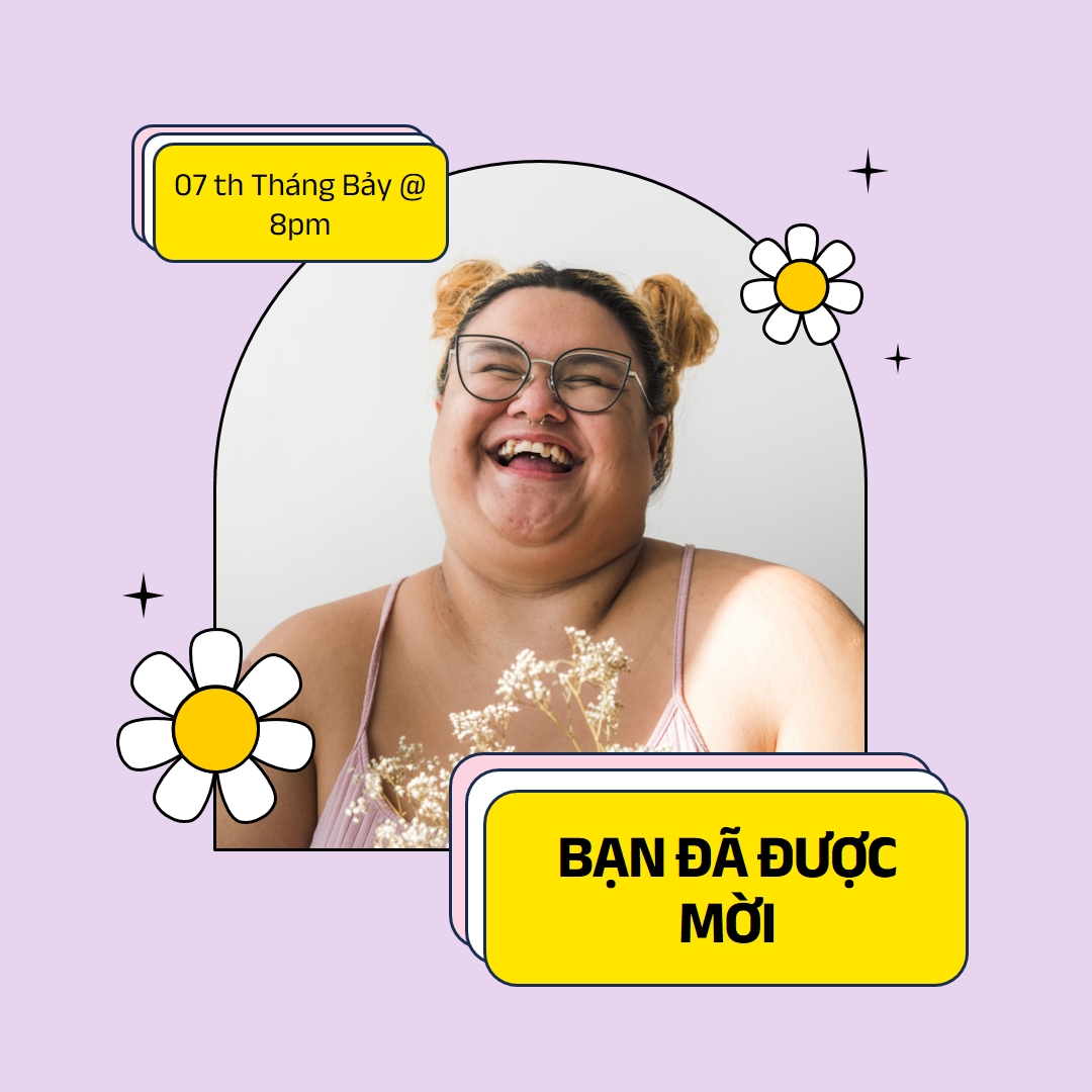 Bạn được mời tham gia chương trình này pink bright,bold,stickers