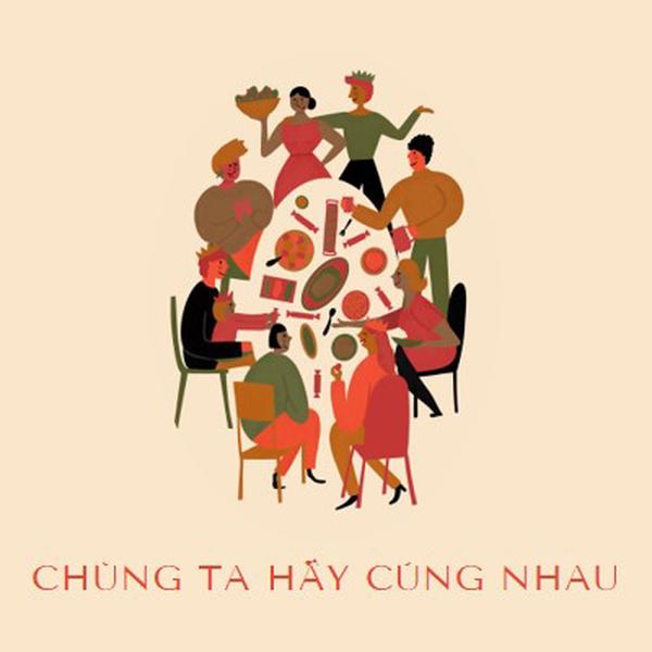 Chúng ta hãy cùng nhau brown bright,fun,illustration