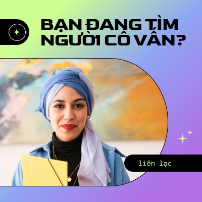 Bạn đang tìm người cố vấn? purple modern,bold,gradient,geometric,photo,sparkle