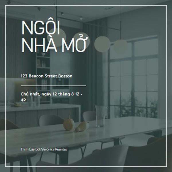 Ngôi nhà mở hào nhoáng đô thị gray modern-simple