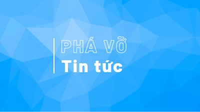 Phá vỡ lớn blue modern-bold