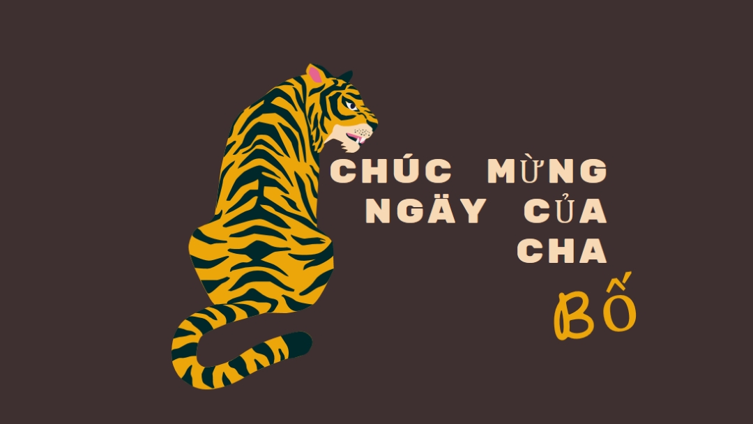 Chúc mừng ngày của cha, bố brown whimsical-color-block