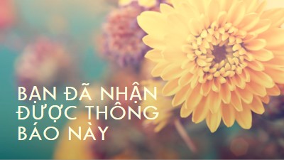 Cánh hoa thịnh vượng yellow modern-simple