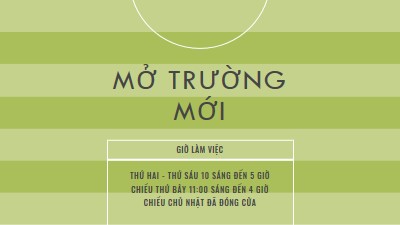 Mục tiêu trường green modern-geometric-&-linear