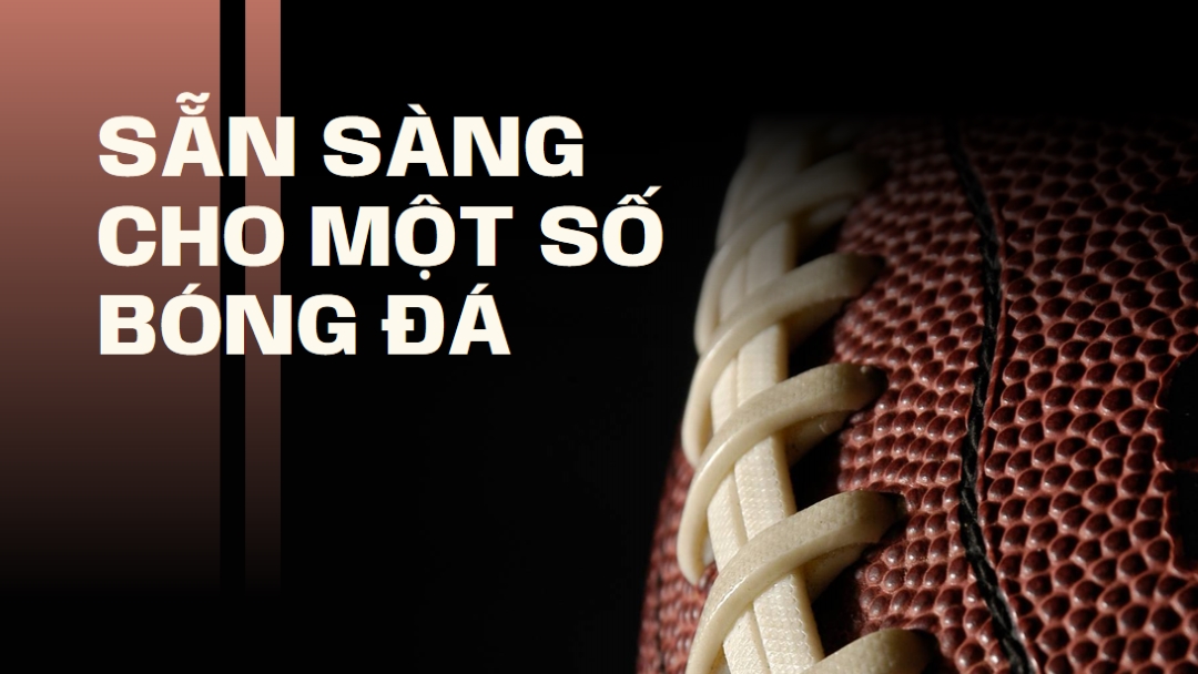 Sẵn sàng cho một số bóng đá brown modern-simple