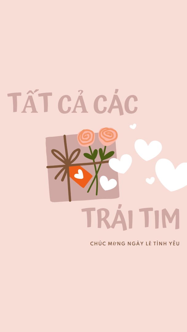 Tất cả trái tim pink whimsical-color-block