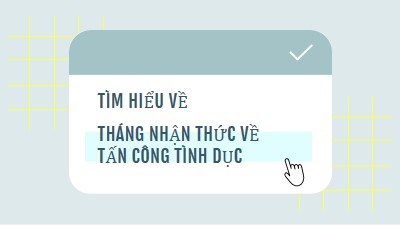 Tìm hiểu về Tháng nhận thức về tấn công tình dục blue vintage-retro