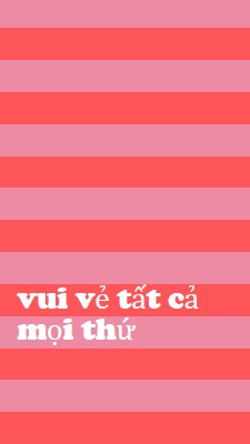 Mọi thứ đều vui vẻ pink modern-bold