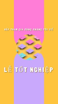 Tham gia lễ tốt nghiệp yellow whimsical-color-block