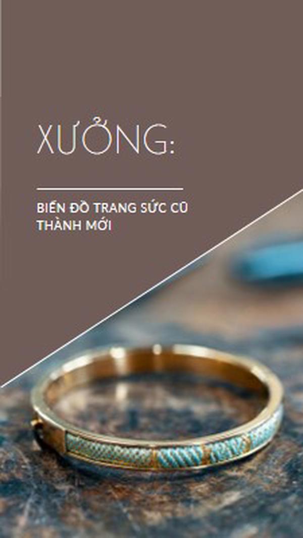 Xưởng trang sức brown organic-simple