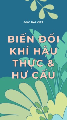 Thông tin về biến đổi khí hậu blue whimsical-color-block