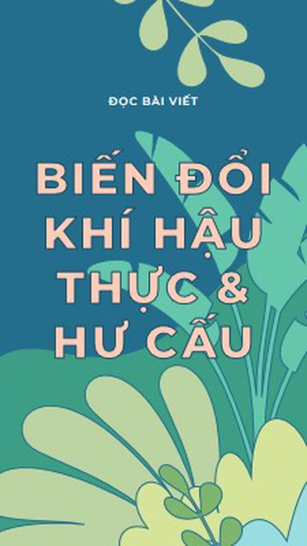 Thông tin về biến đổi khí hậu blue whimsical-color-block