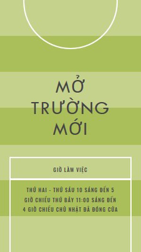 Mục tiêu trường green modern-geometric-&-linear