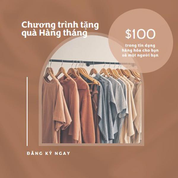 Dệt đất nung brown organic-simple