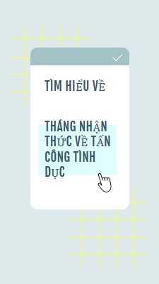 Tìm hiểu về Tháng nhận thức về tấn công tình dục blue vintage-retro