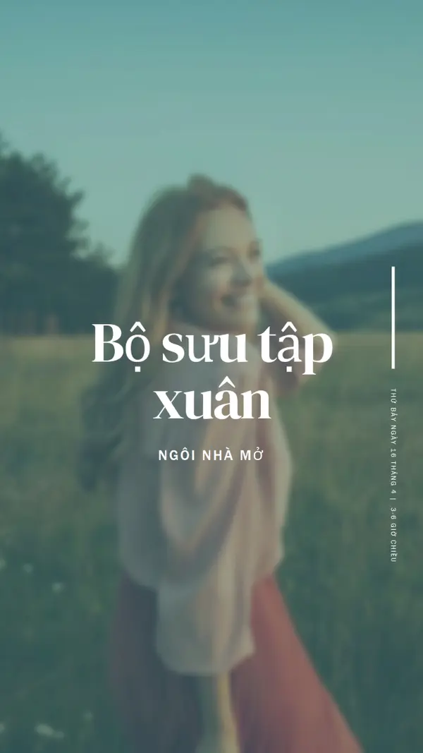 Đồng cỏ mùa xuân green modern-simple
