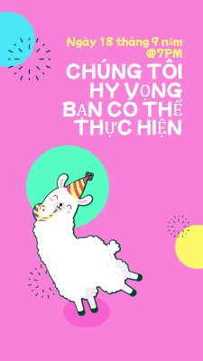 Chúng tôi hy vọng bạn có thể thực hiện pink bold.-playful,graphic