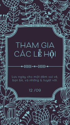 Tham gia các hoạt động blue elegant,classic,floral