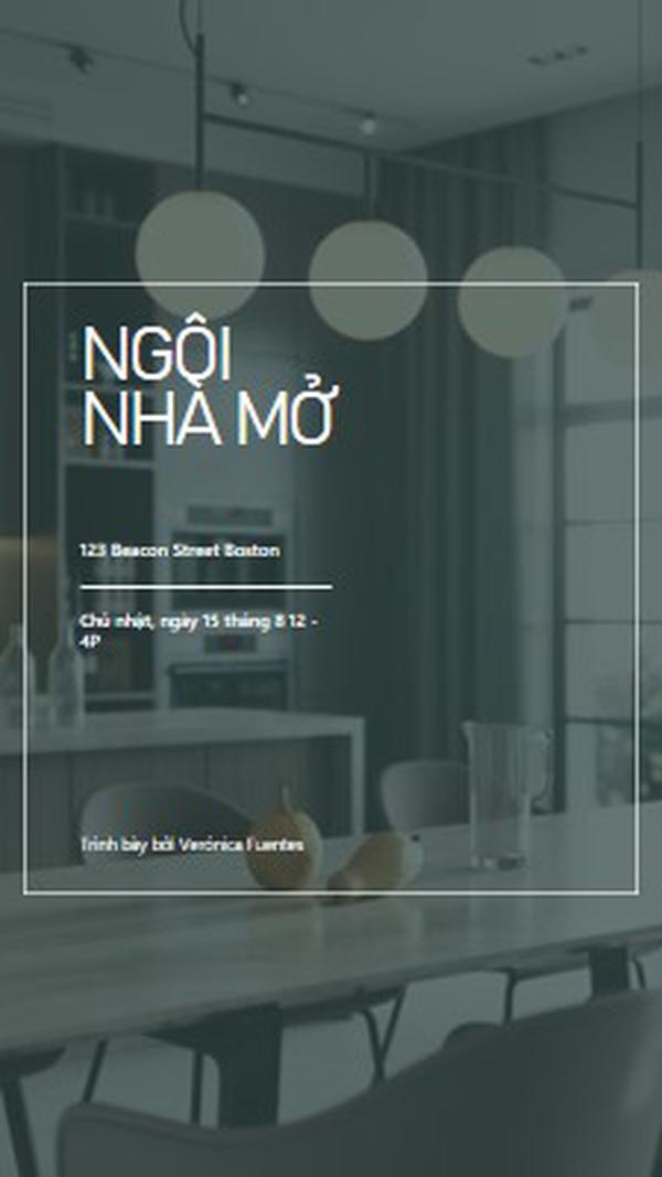 Ngôi nhà mở hào nhoáng đô thị gray modern-simple