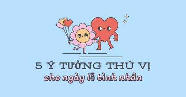 5 ý tưởng vui vẻ ngày Valentine blue retro,colorful,characters,bright,fun,cute