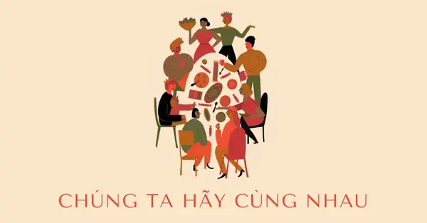 Chúng ta hãy cùng nhau brown bright,fun,illustration