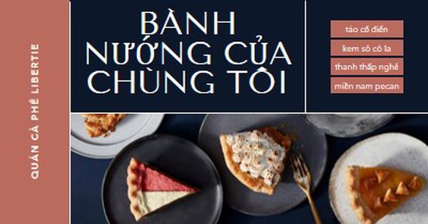 Thưởng thức bánh nướng của chúng tôi blue simple,classic,organized