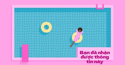 Thư giãn là một cách sống pink bold,playful,pool,vibrant,bright,70s