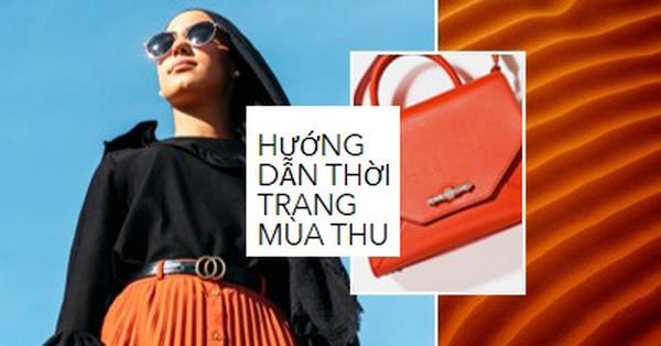 Hướng dẫn thời trang mùa thu orange modern,bold,collage