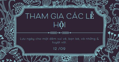 Tham gia các hoạt động blue elegant,classic,floral