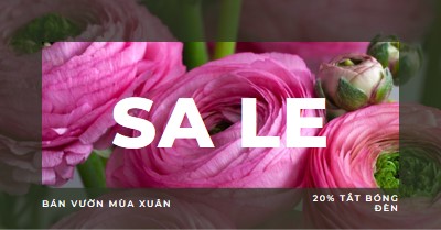 Khu vườn mùa xuân pink modern-simple