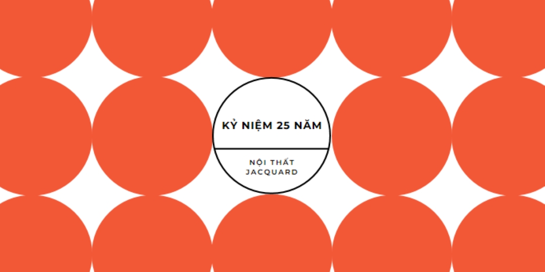 Kỷ niệm 25 năm orange modern-geometric-&-linear