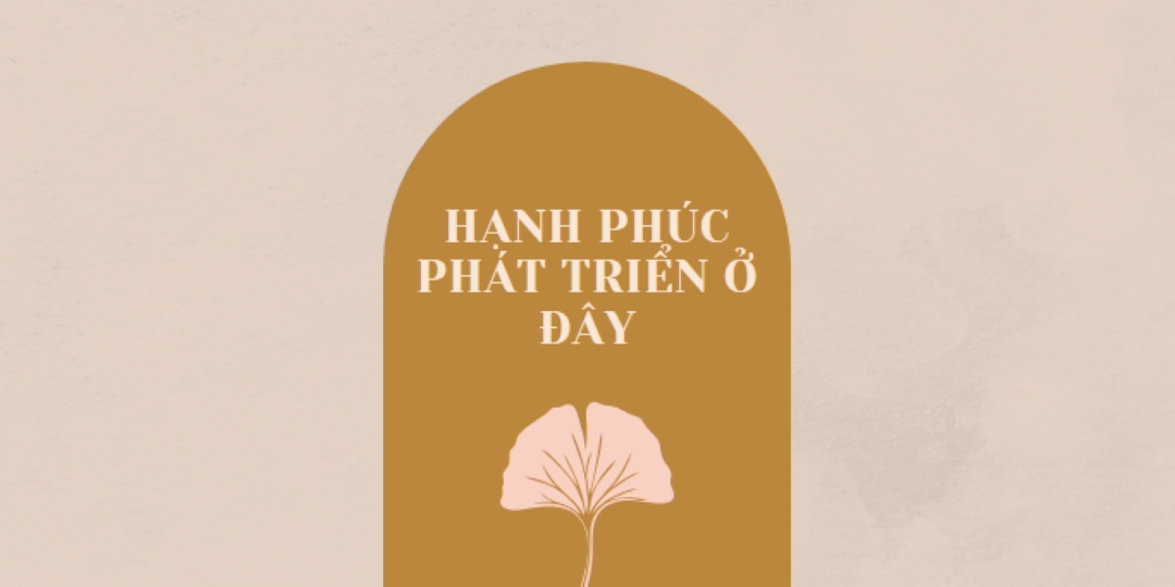 Hạnh phúc phát triển ở đây gray organic-boho
